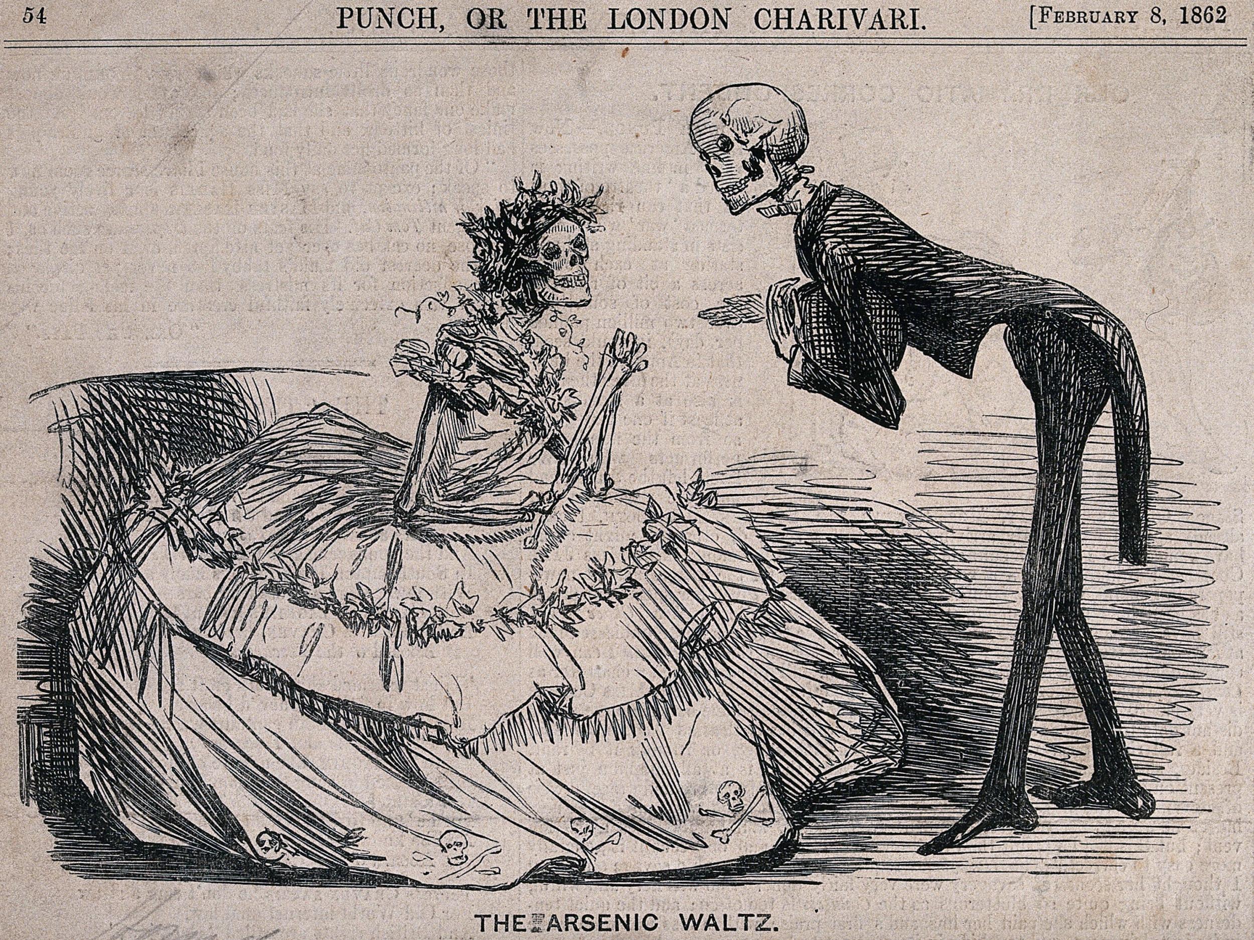 ‘The Arsenic Waltz’ was a popular picture warning of the dangers of the poison