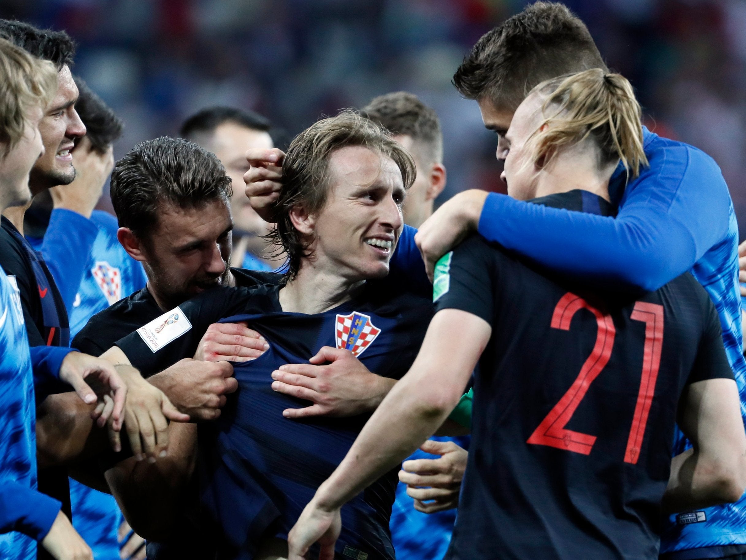 Croatia survived a scare in the last-16