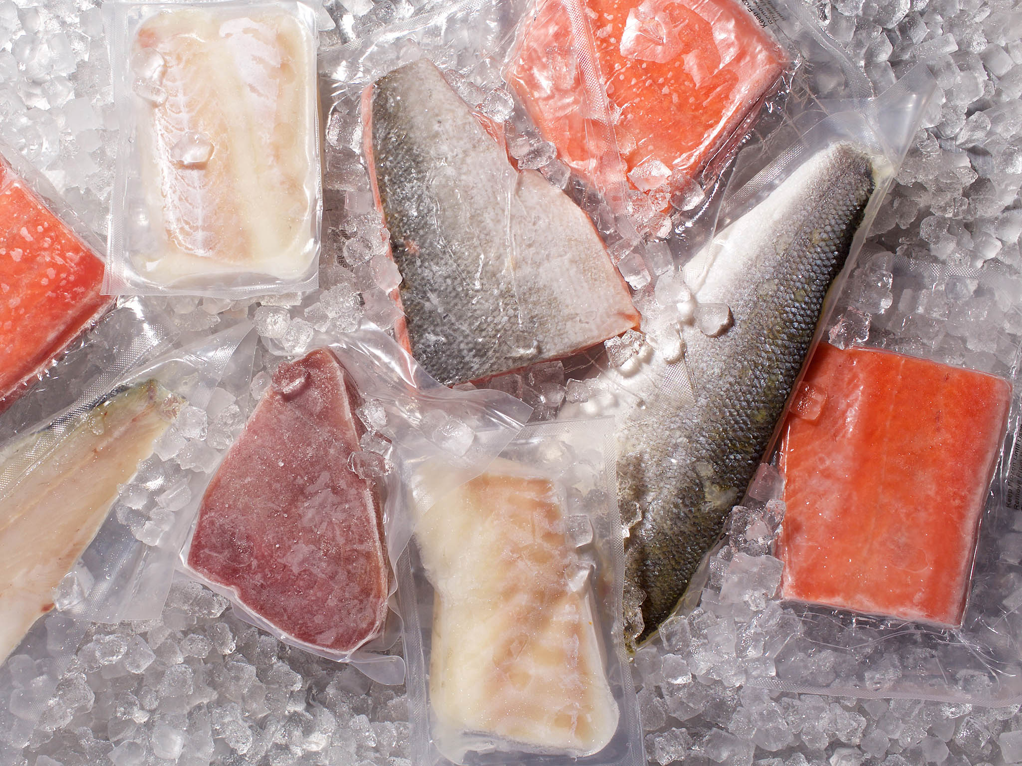 The drugs were hidden inside frozen fish wrapped in plastic and packed in cardboard boxes