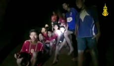 Video shows moment missing boys and coach found by diver