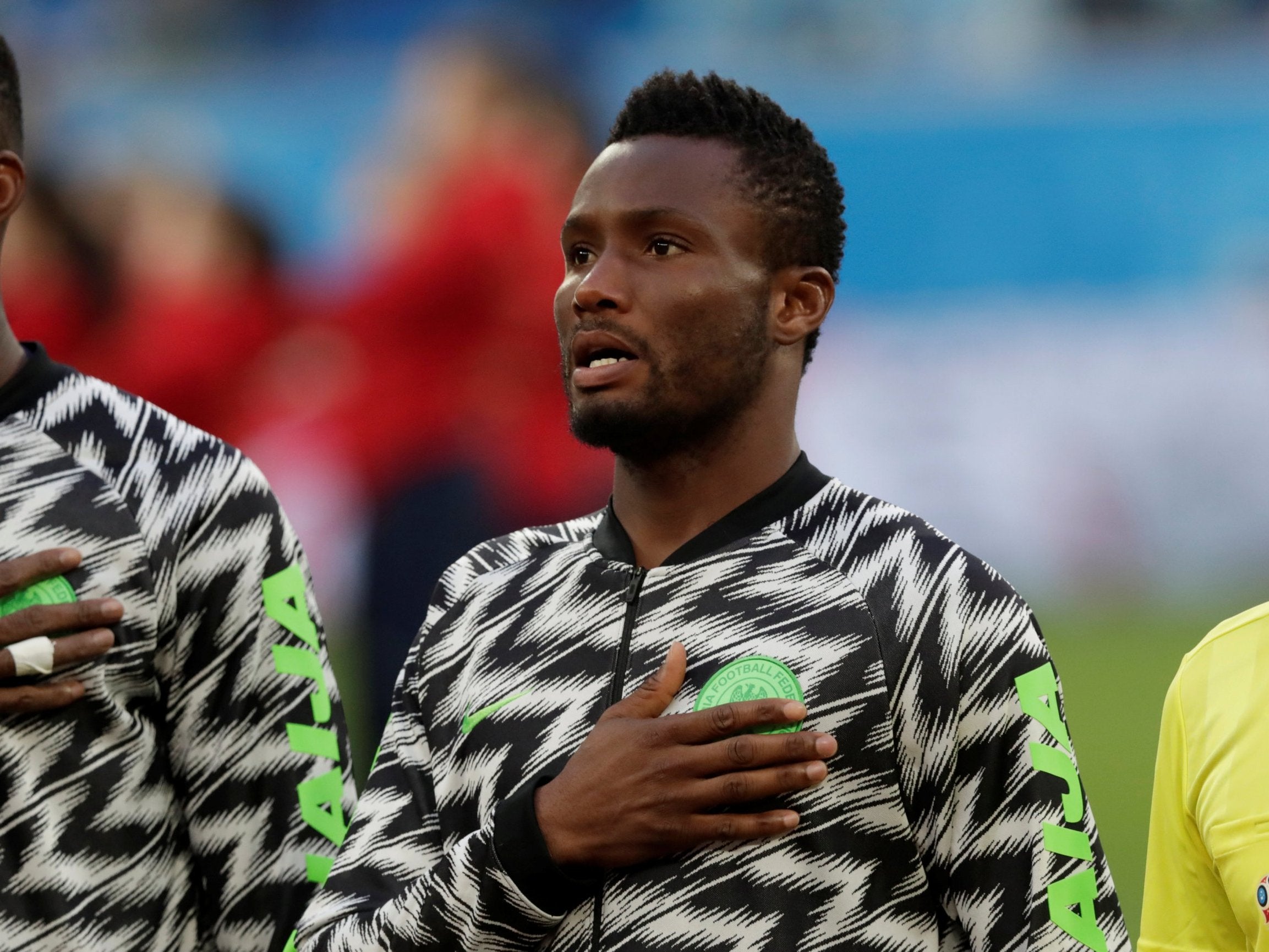 Mikel was told just hours before the match in St Petersburg