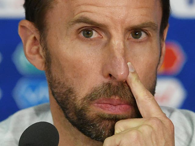 England manager Gareth Southgate during a press conference