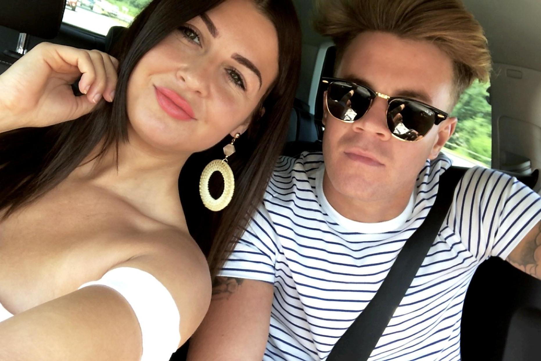 Lewis Mundy and Kimberley Floyd were on their first holiday together