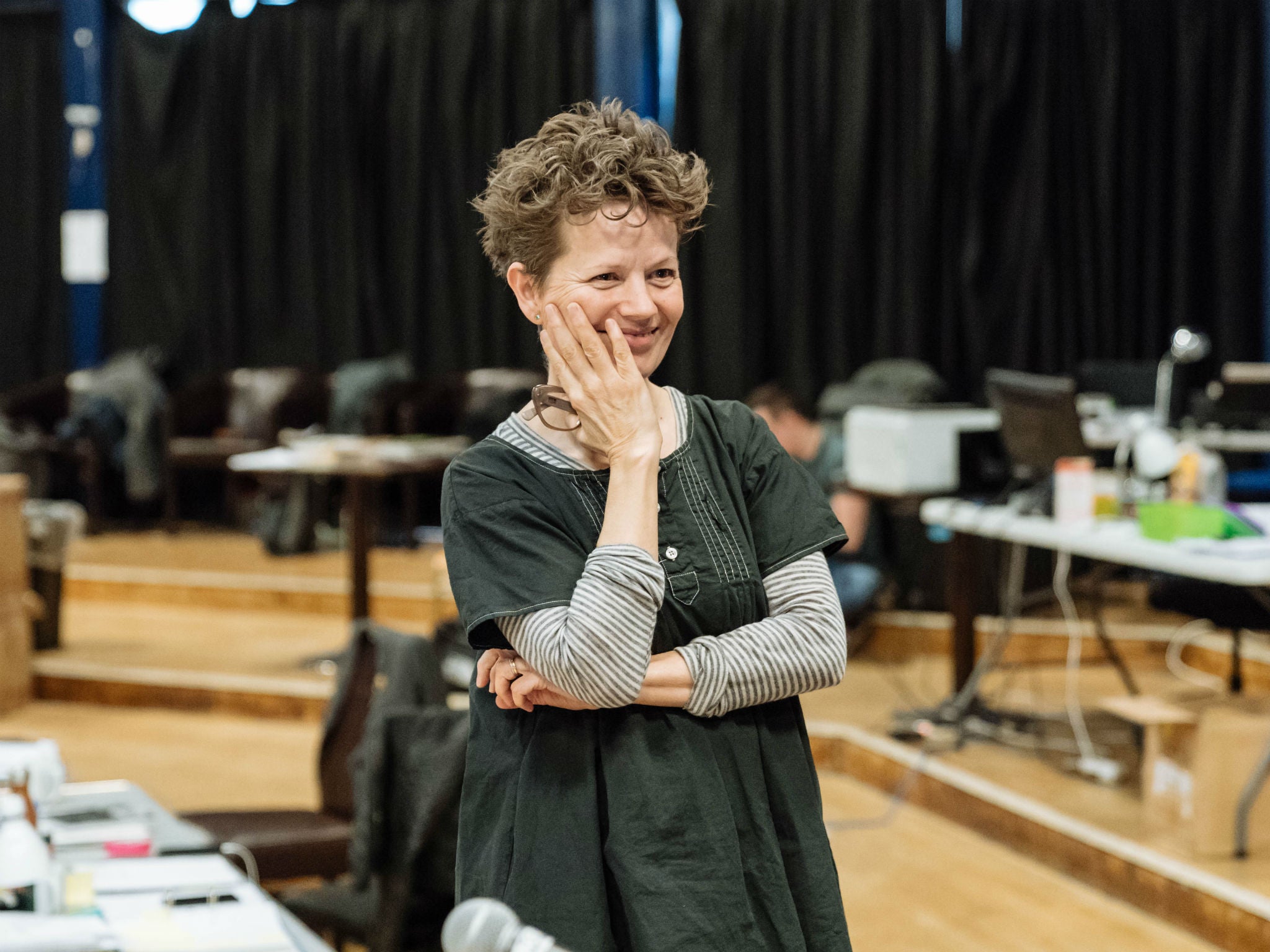 Director Sally Cookson in rehearsals, whose career has taken off in the last few years with hits such as Peter Pan and Jane Eyre