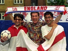 Three Lions lyrics in full: How Frank Skinner and David Baddiel’s song became England’s anthem