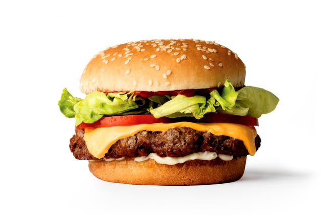The 100% plant-based burger looks and tastes like a hamburger