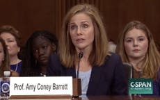 Amy Coney Barrett met with Trump at the White House as president weighs RBG replacement