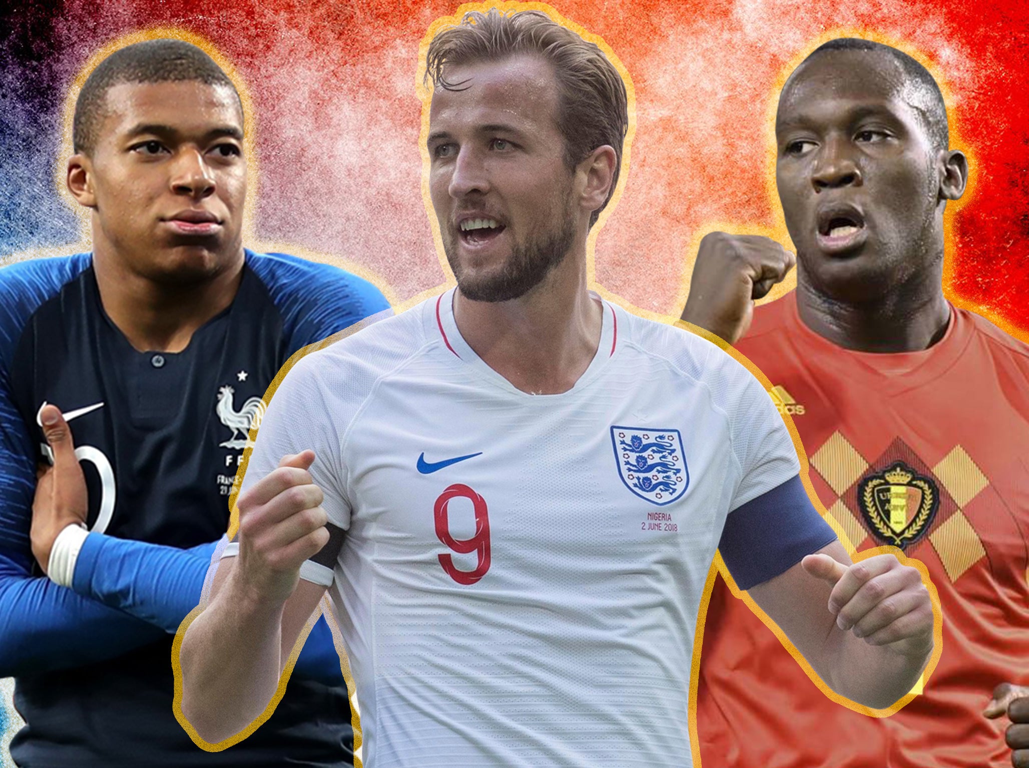 Gå rundt fiber Oswald World Cup golden boot 2018: Harry Kane, Romelu Lukaku or Kylian Mbappe -  who will win race to be top goal scorer? | The Independent | The Independent