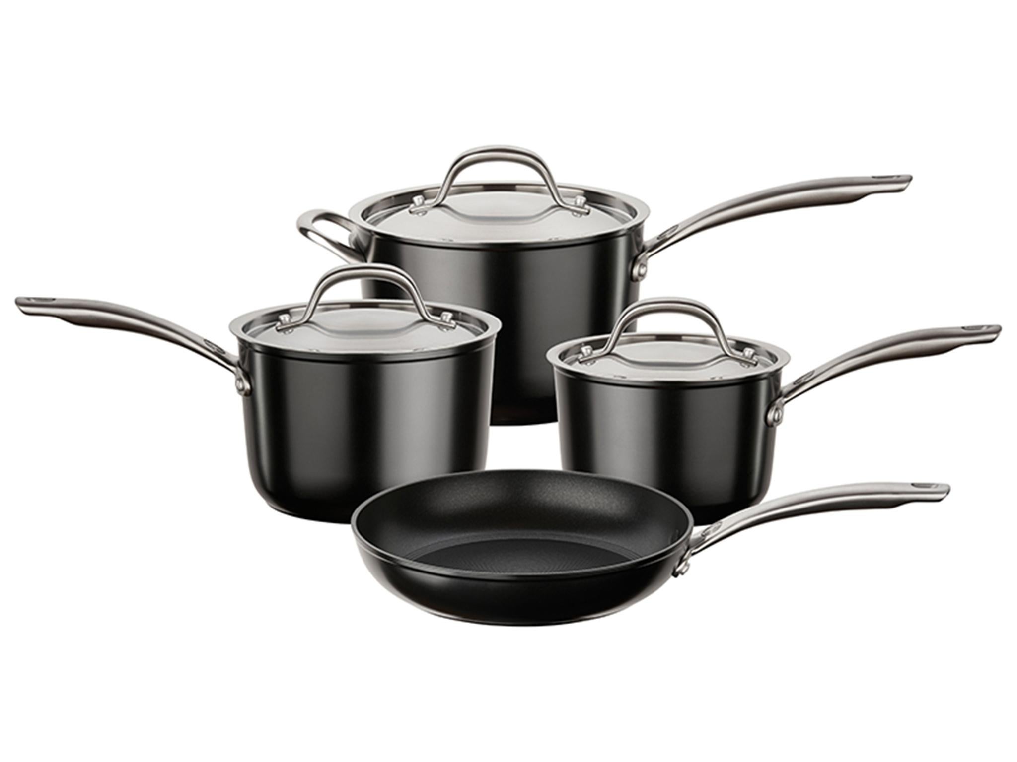 12 Best Saucepan Sets The Independent Having Created The First Ever Hard Anodised Non Stick Cookware Back In 1980s Its Pans Still Come With A Professional Spec Including Thick Aluminium