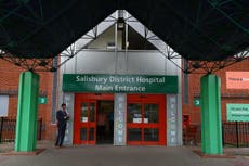 Police officer given all clear after tests at Salisbury hospital