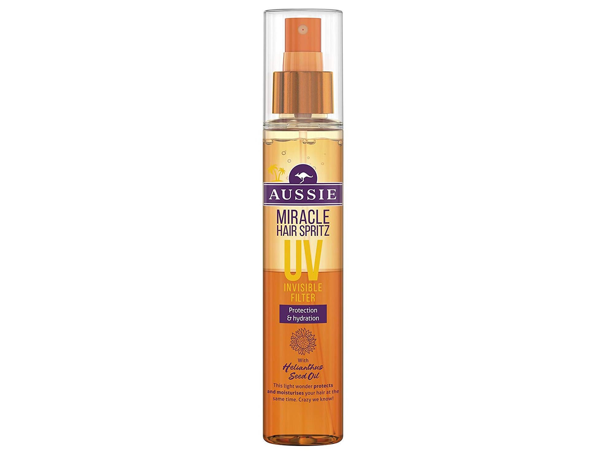 Aussie, Miracle Leave In Spray UV Spritz Filter, £11.99, Boots