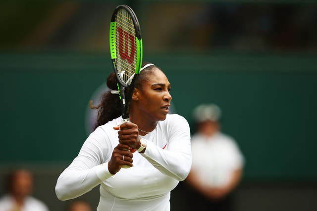 Serena Williams comfortably dispatched of Viktoriya Tomova on Centre Court