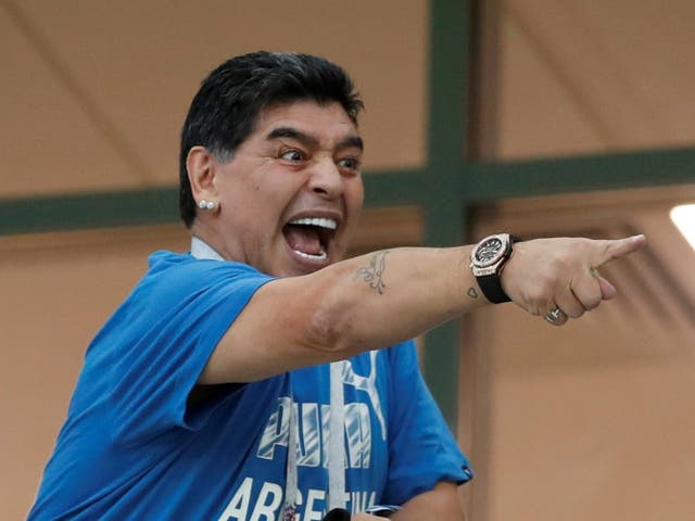 Diego Maradona has been criticised in a strong statement from Fifa