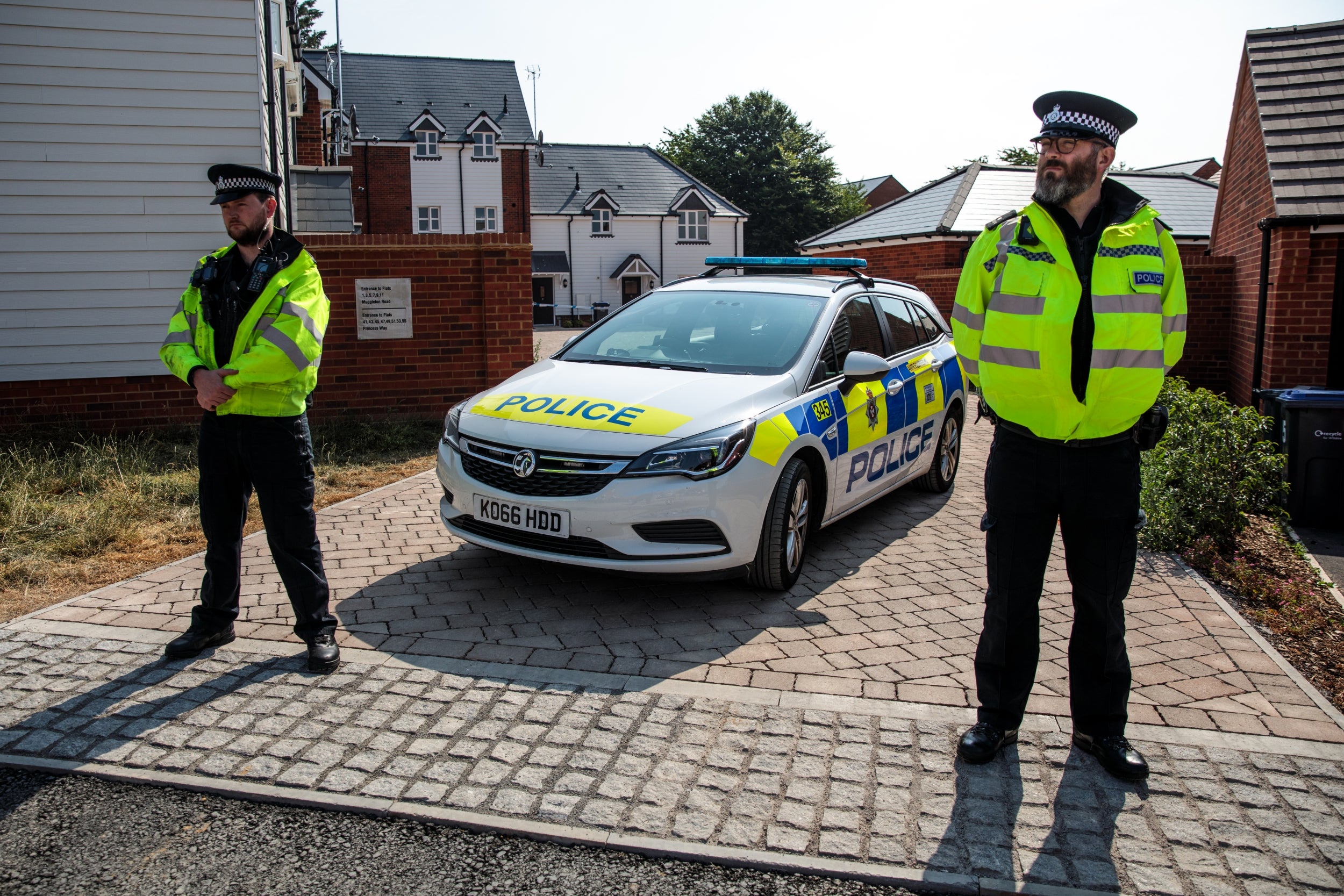 Wiltshire Police release drone footage of Queen Elizabeth Gardens in Salisbury