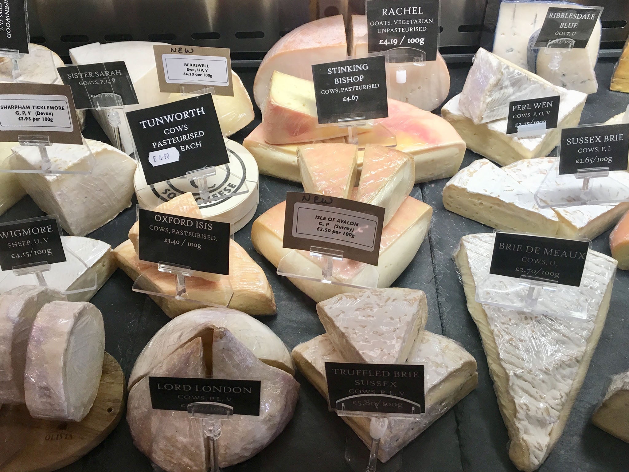 The Penbuckles deli offers 50 cheeses