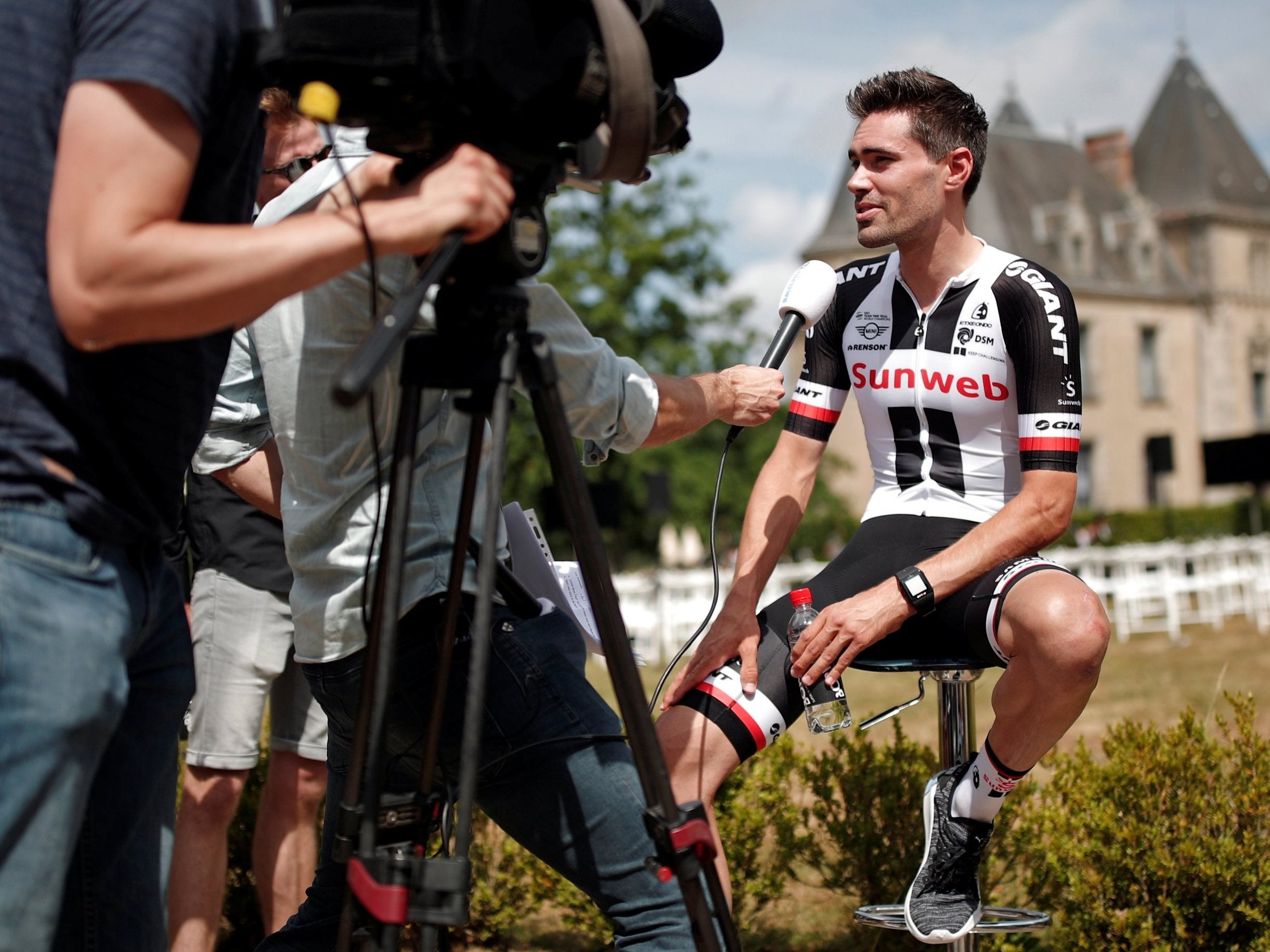 Team Sunweb rider Tom Dumoulin of the Netherlands (Reuters)