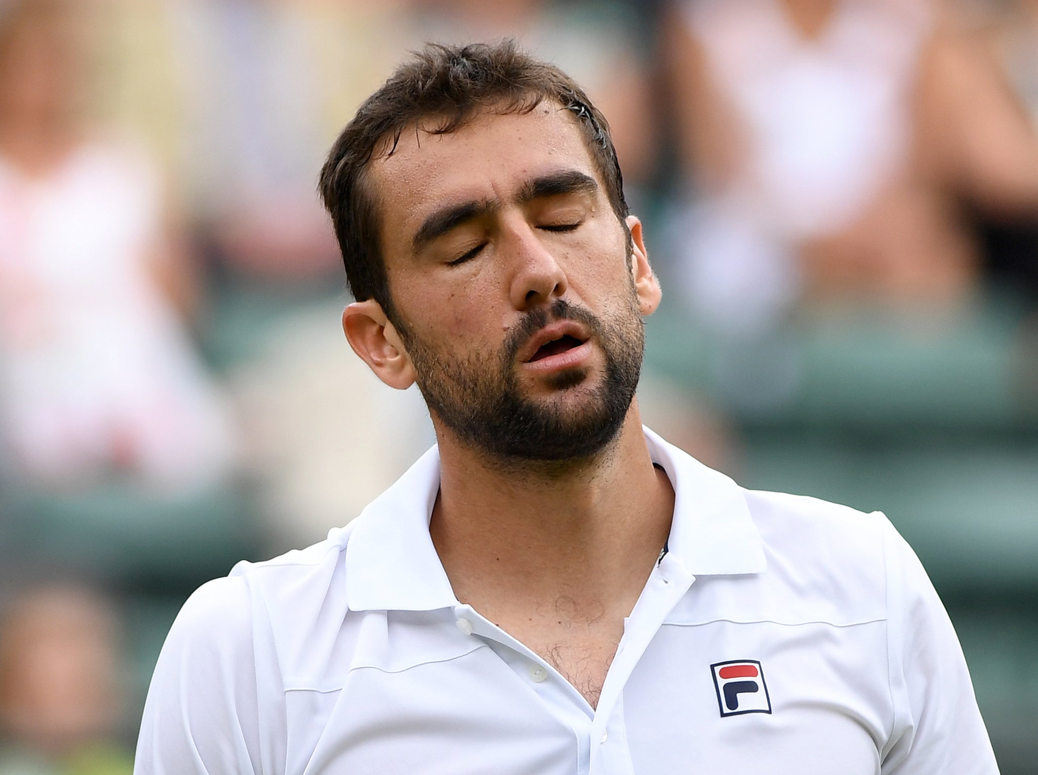 Marin Cilic has crashed out in the first week of Wimbledon