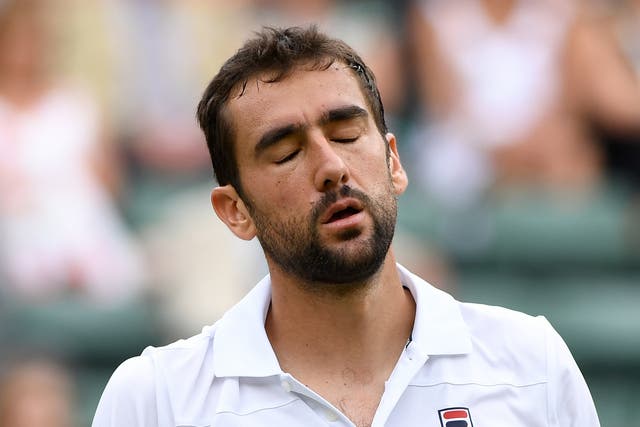 Marin Cilic has crashed out in the first week of Wimbledon