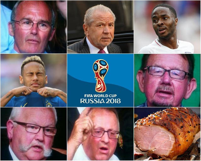 The wall of World Cup gammon