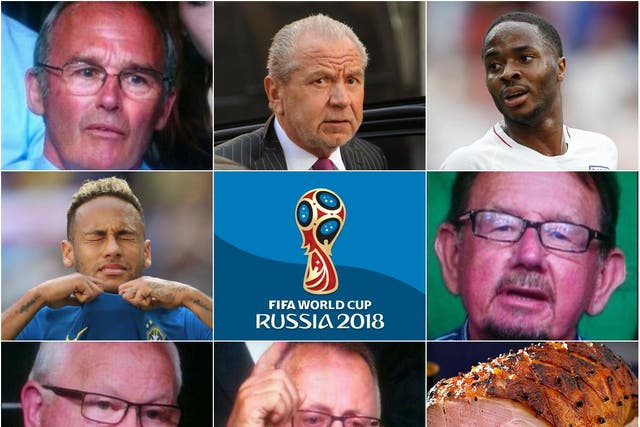 The wall of World Cup gammon
