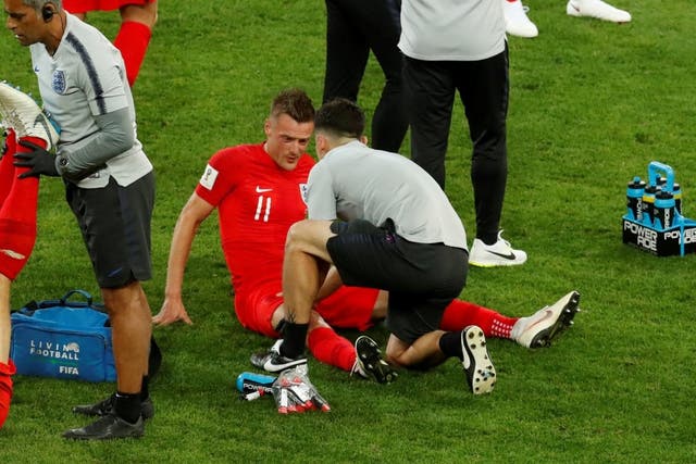 Vardy did not take a penalty because of his injury