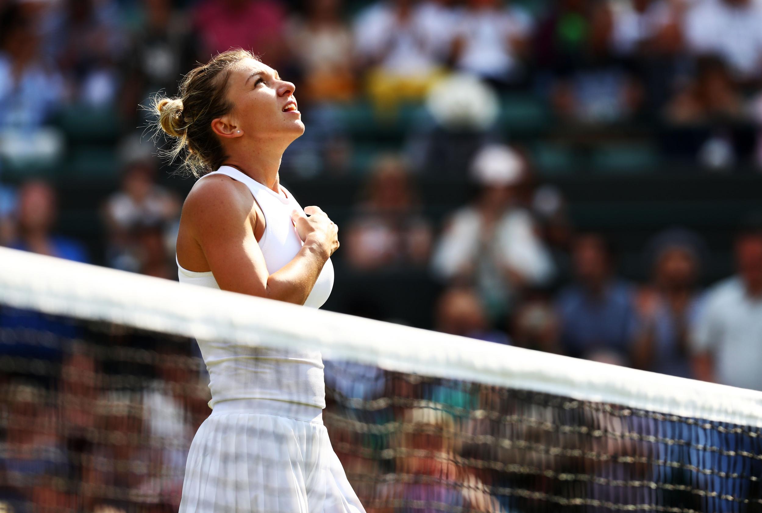 Simona Halep is through to the third round of Wimbledon