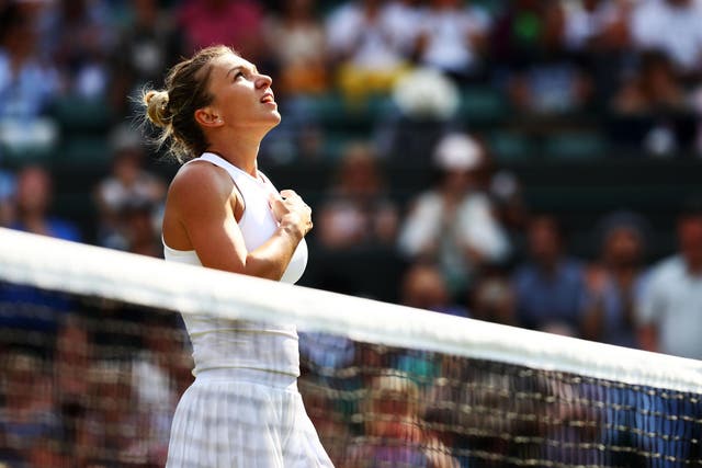 Simona Halep is through to the third round of Wimbledon