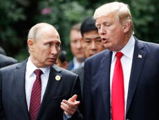 Trump’s silence on the Russia sanctions shows he is scared of Putin