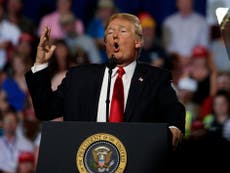 Trump jokes about MeToo and takes aim at Elizabeth Warren during rally