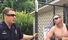 White man calls police on black woman for using neighbourhood pool