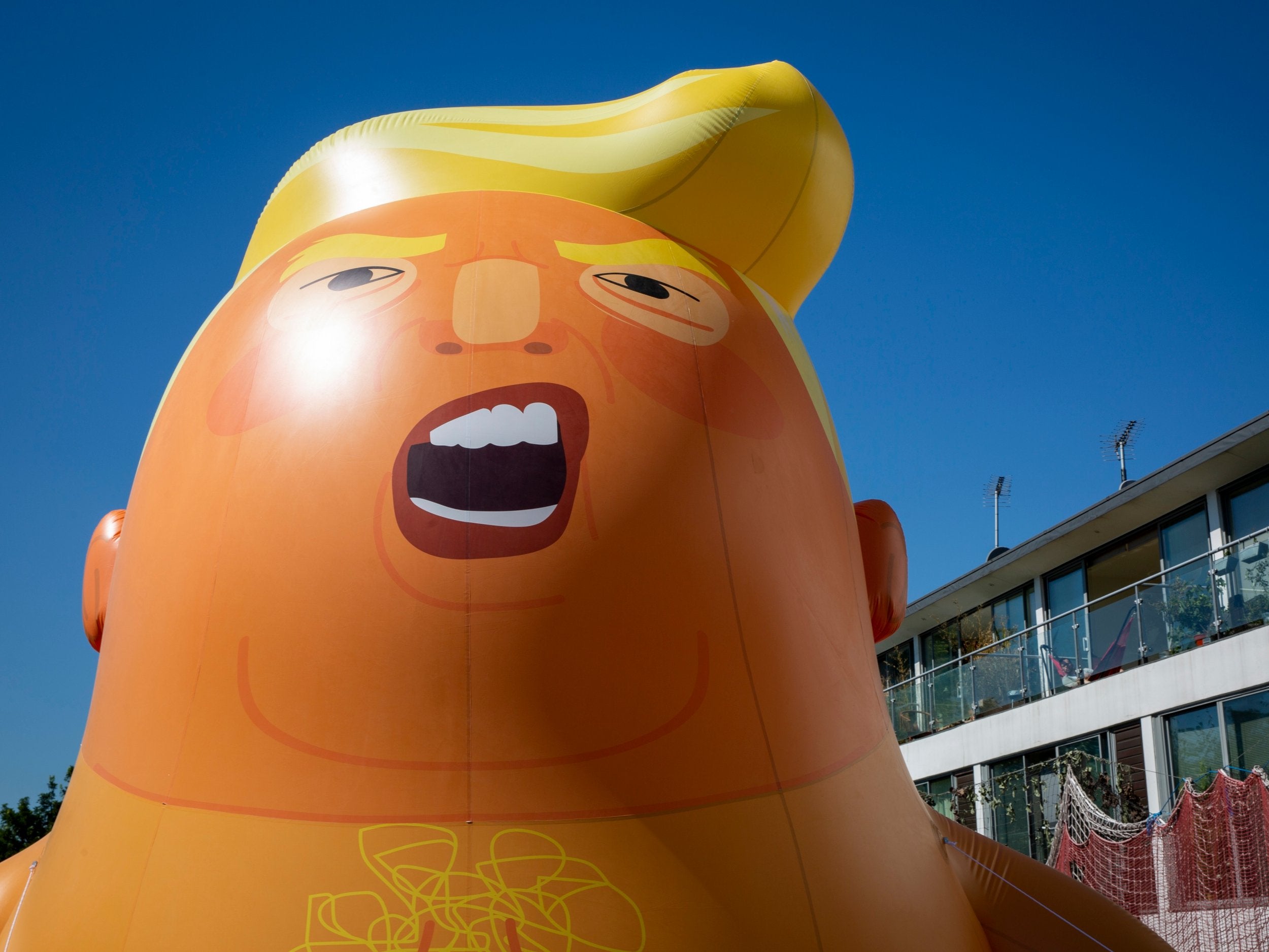 Over 10,000 people signed a petition asking for the inflatable to be allowed to fly