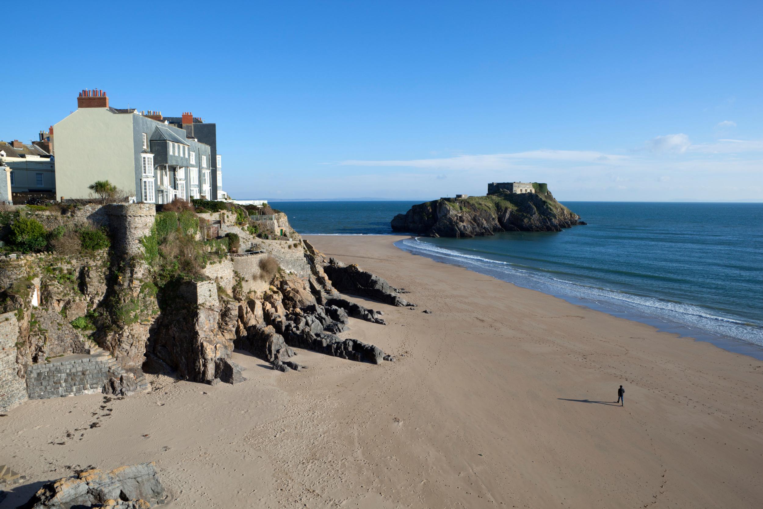 South Beach in Tenby