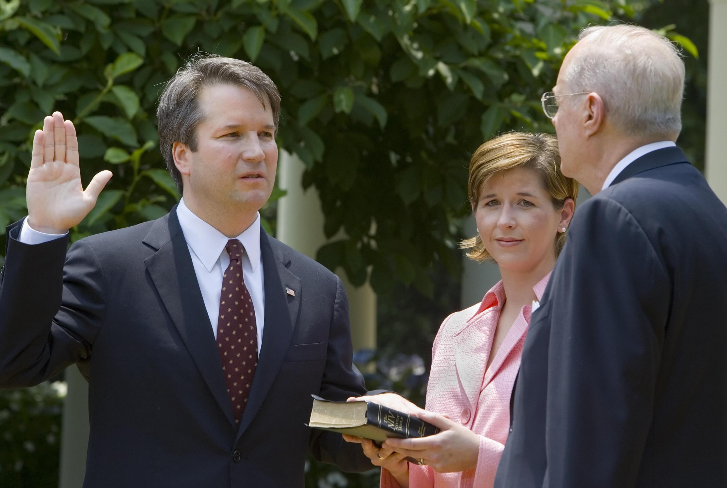 Brett Kavanaugh swearing in as US Court of Appeals Judge for the District of Columbia