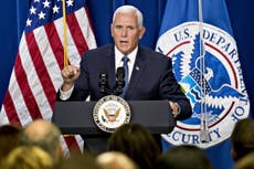 Mike Pence says Trump administration will ‘never abolish ICE’ despite immigration scandal