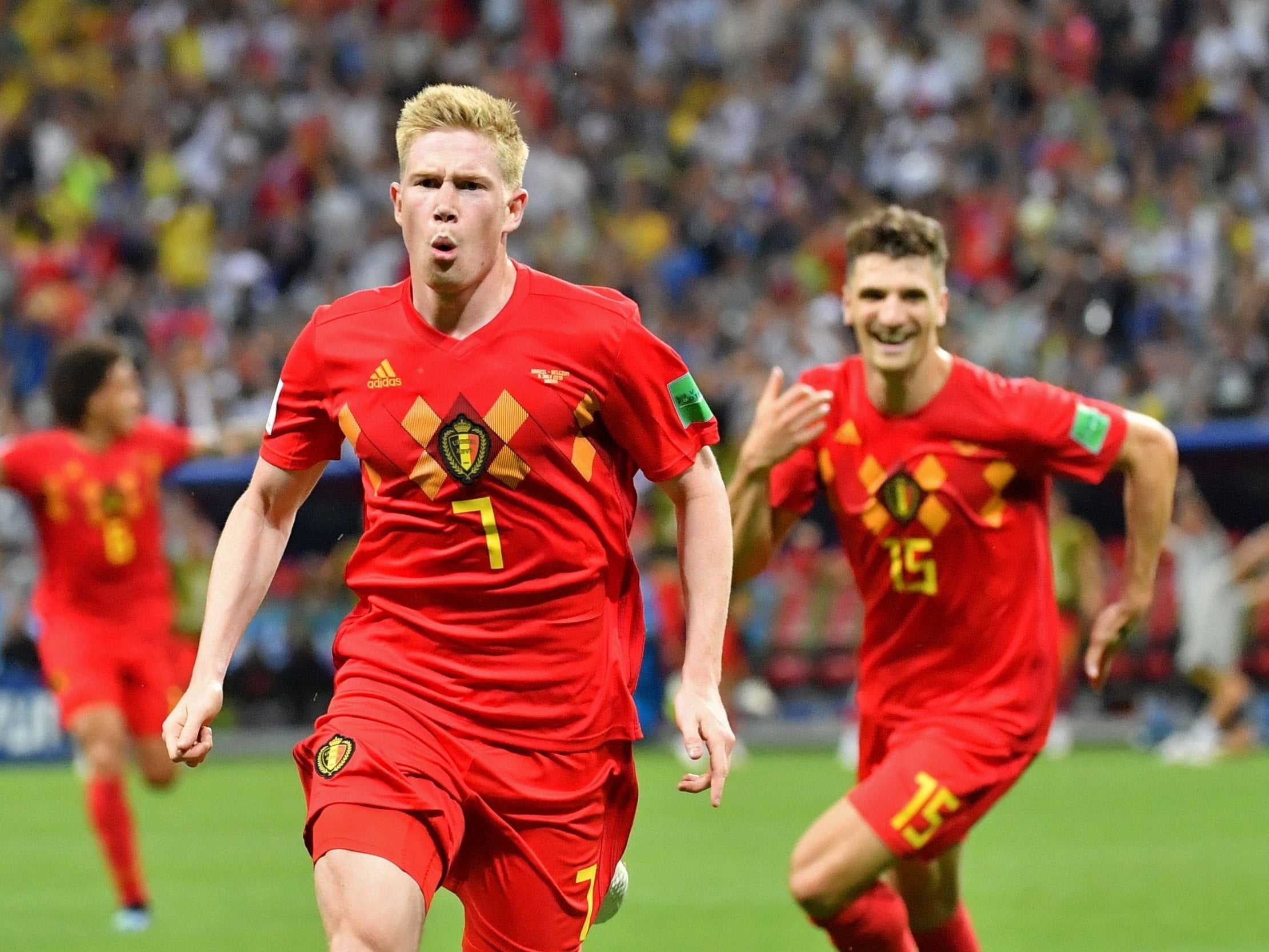 De Bruyne starred as Belgium saw off Brazil last time out