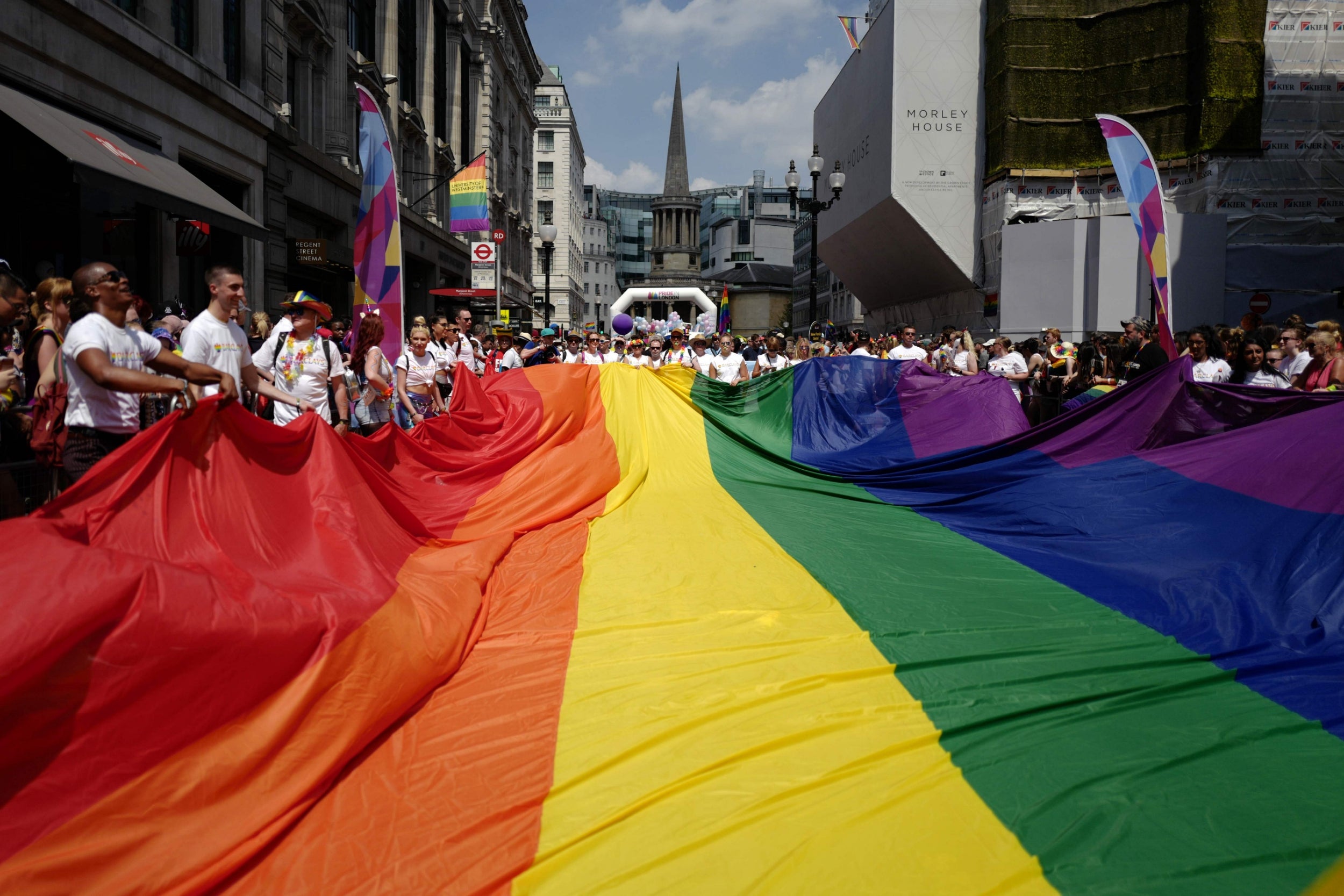 Thousands of people gathered in London for Pride 2018