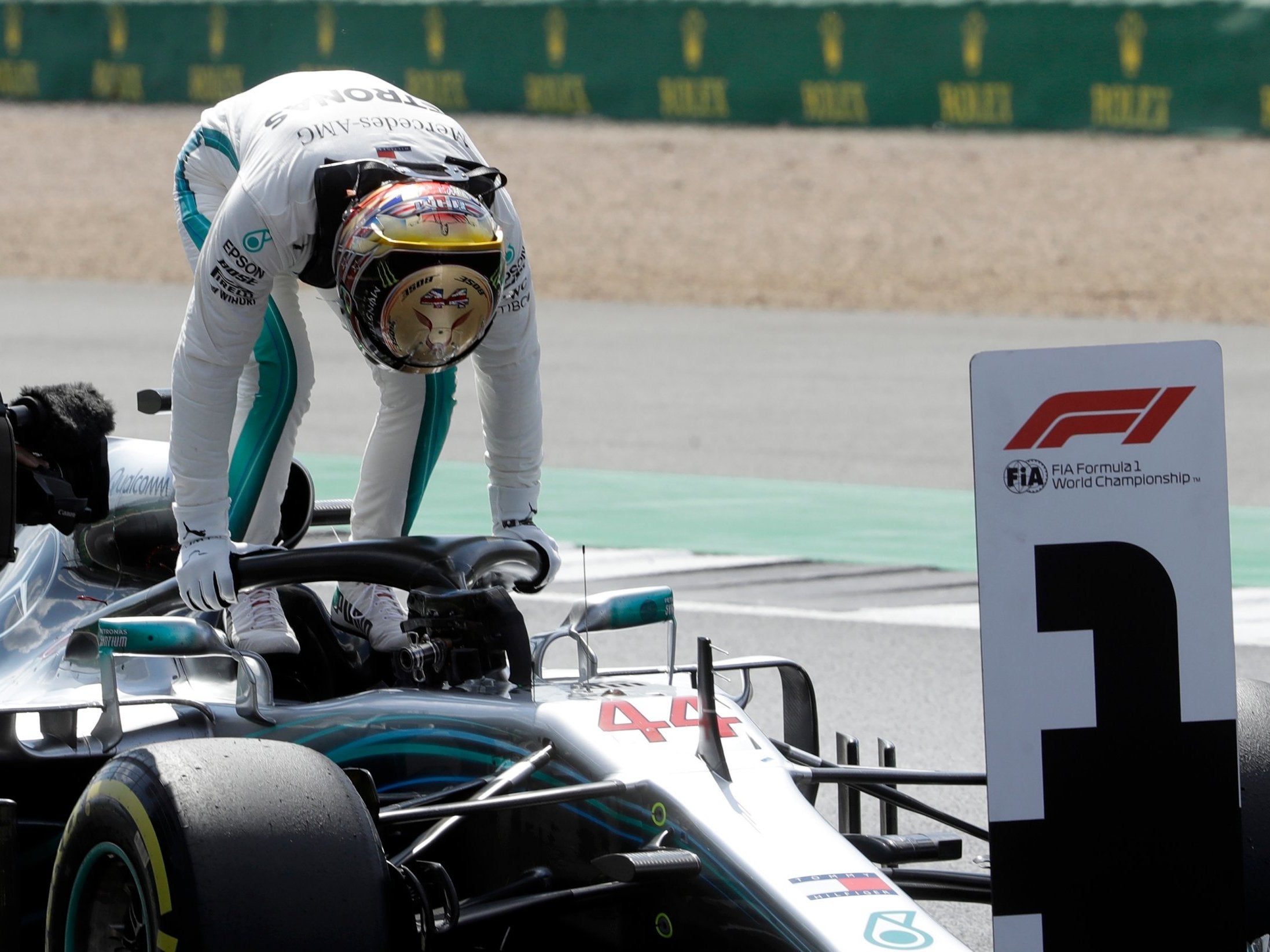 Lewis Hamilton will start the British Grand Prix from pole