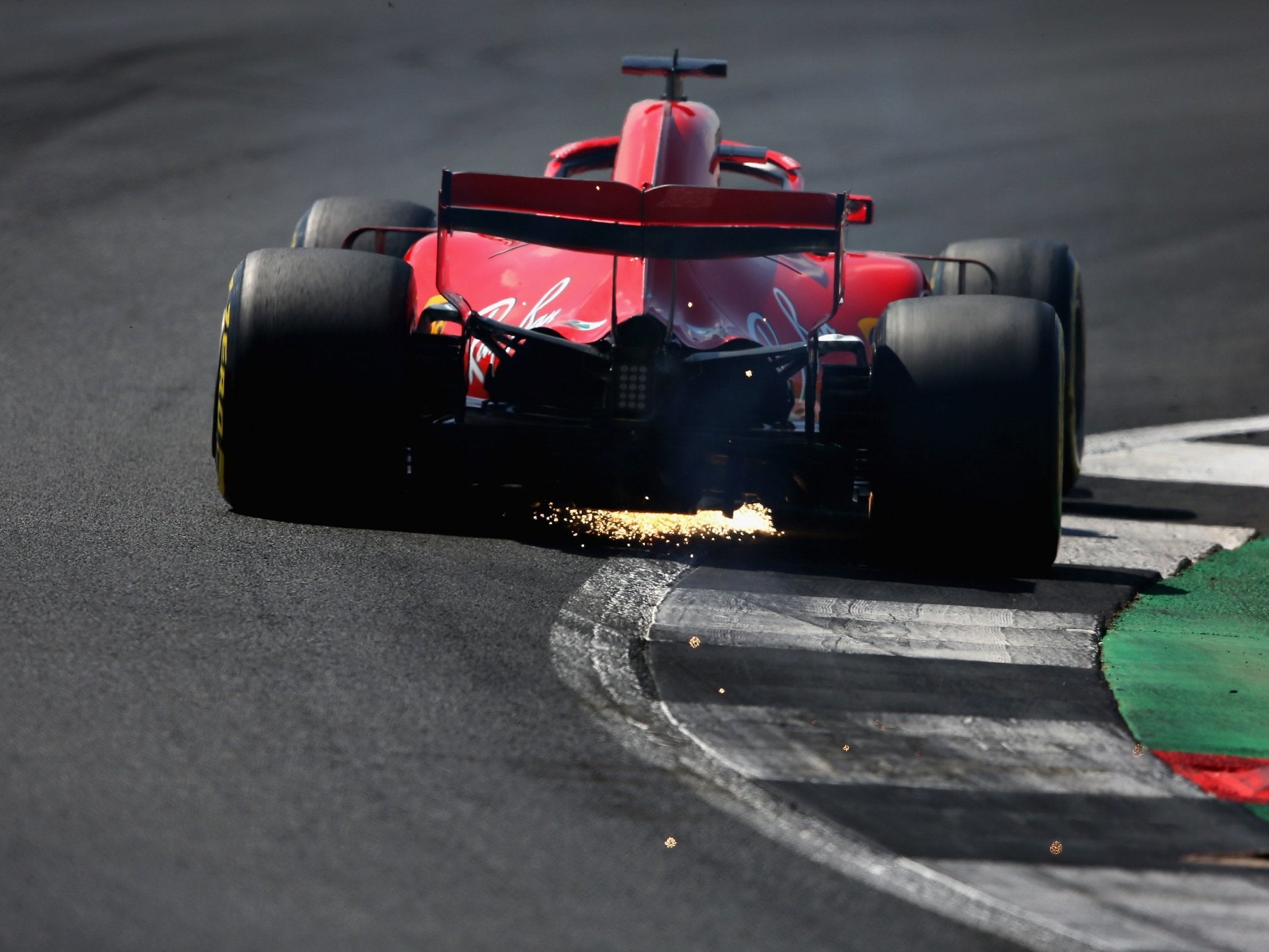 Sebastian Vettel managed to take second and came within a whisker of taking pole