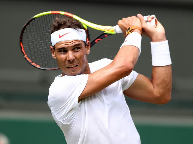 Rafa Nadal won in emphatic fashion