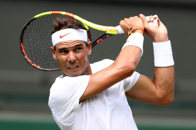 Rafa Nadal won in emphatic fashion