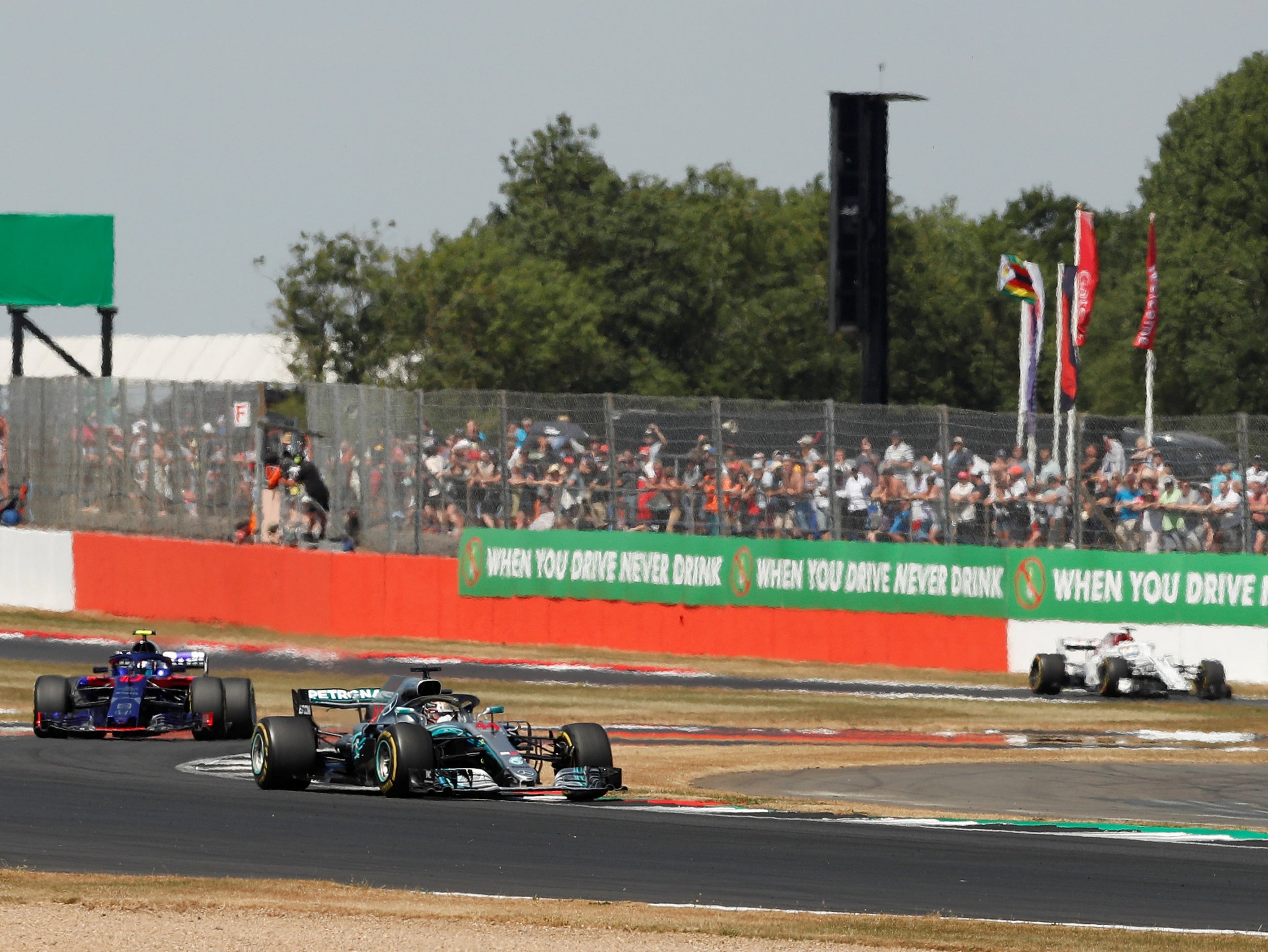 Hamilton started his fight back through the field (Reuters)