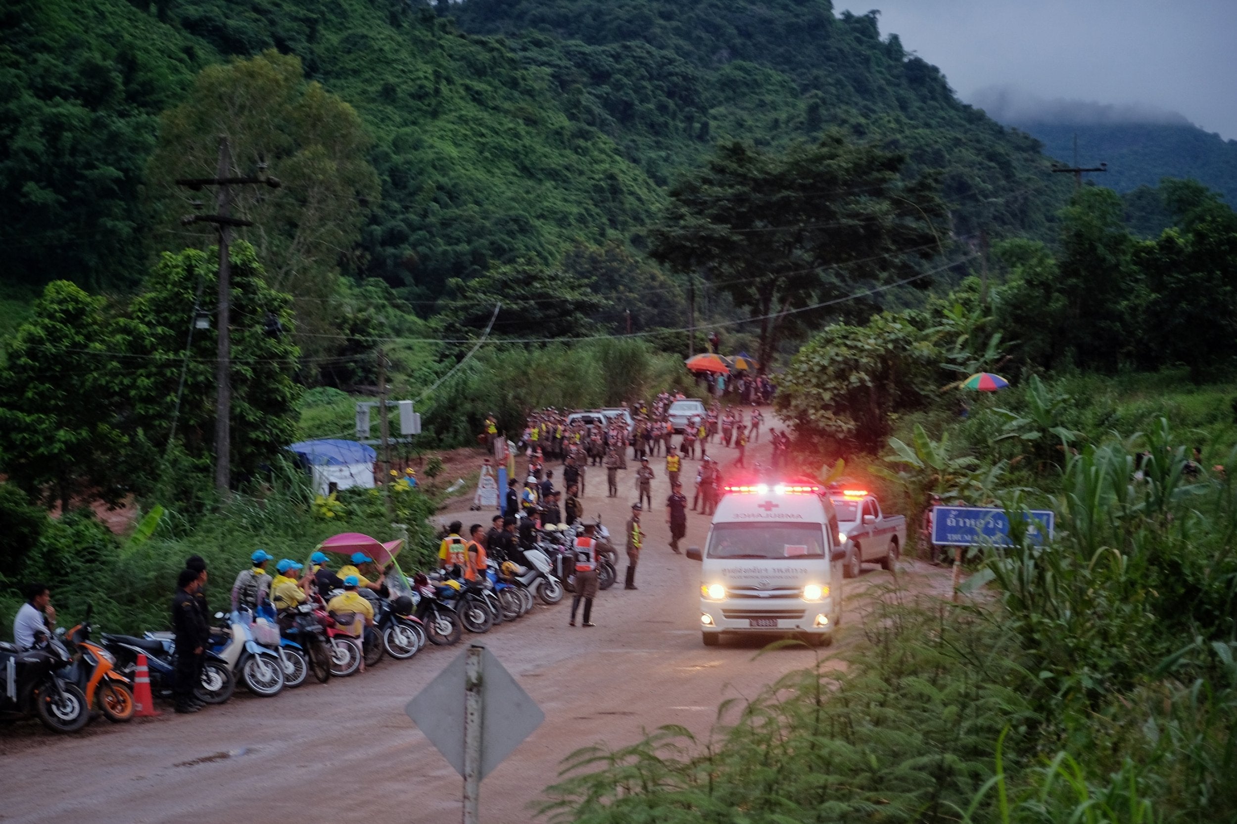 A senior member of the rescue operation’s medical team says half a dozen boys had exited the flooded cave in northern Thailand