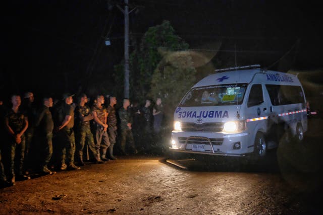 The last of the boys were rescued from the cave on Tuesday