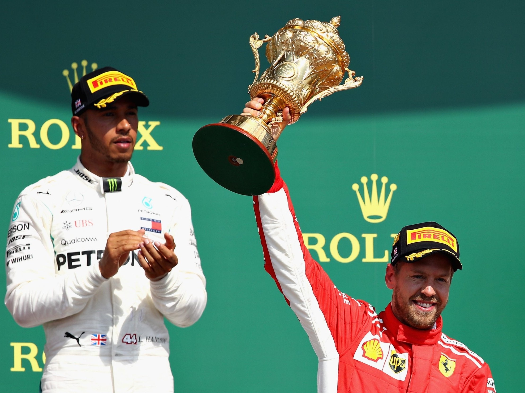 Vettel hit back at Hamilton after he claimed Ferrari deliberately took him out