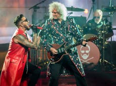 Queen with Adam Lambert at the London O2 Arena: Wonderfully flamboyant