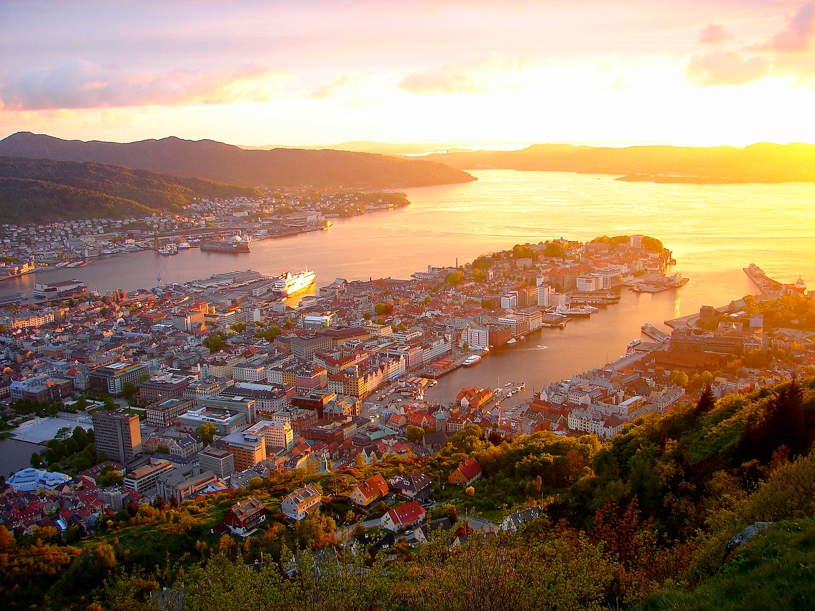 The phenomenal view from the top of the funicular (Getty/iStock)