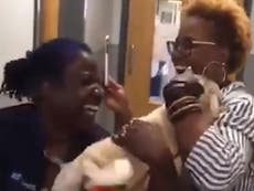 Video captures moment woman is reunited with pug stolen in burglary