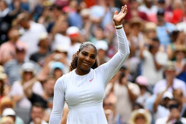 Serena Williams is through to the quarter-finals