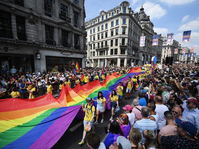 Tolerance of gay relationships has risen, and three-quarters of Remain backers now say gay people deserve equal rights