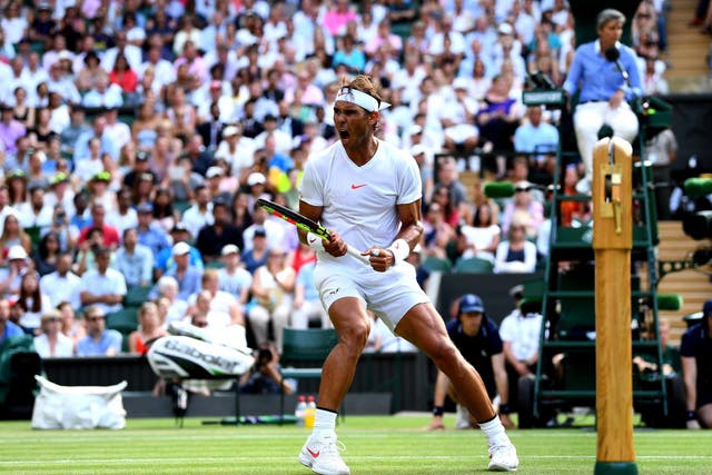 Rafael Nadal is enjoying some of his best form at Wimbledon in years